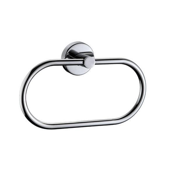 Rondo Towel Ring, Zinc Metal Finish